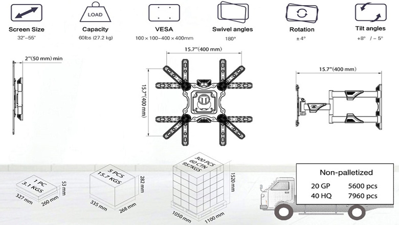 thông số gia-tivi-xoay-np-p4
