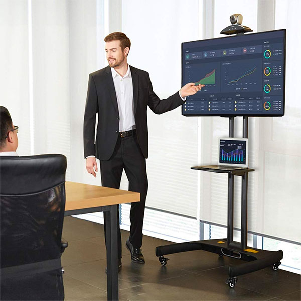 Giá Treo Tivi Di Động Nhập Khẩu Ava1500 32"- 75" (kèm khay camera) - Bản cao cấp nhất 2025