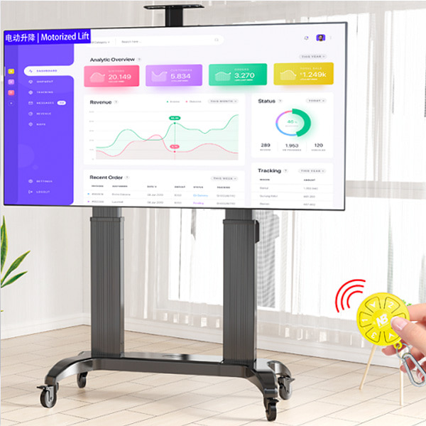 Giá Treo Tivi Di Động NB-TW110 50"- 100" Hàng Nhập Khẩu Có Remote