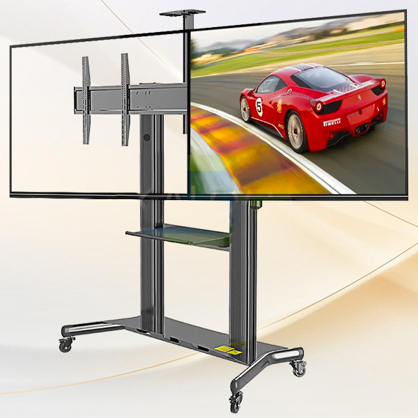 Giá Treo 2 Tivi Di Động Kaloc AF200 32"- 65" Hàng Nhập Khẩu