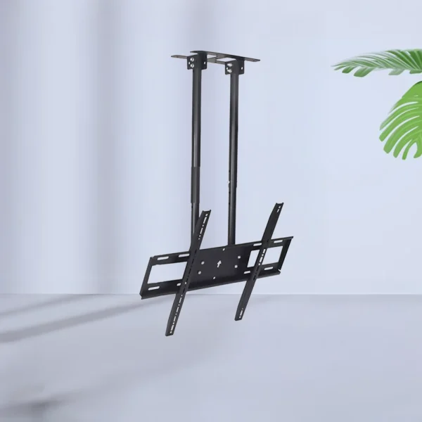 Giá Treo Tivi Ngược Trần 2 Trục (70 - 110 Inch) – Hệ Cột Kép Siêu Tải 90 KG, Hạ Trần 1,480 M